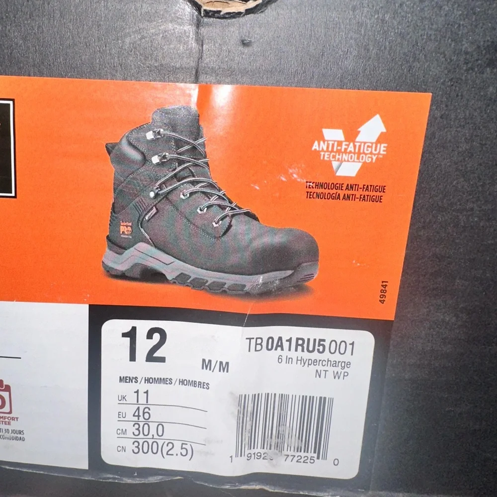 Timberland PRO Men's Black Work Boots - Picture 2 of 14